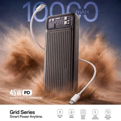 Power Bank, Powerbank – Fast Charging with Digital Display for Multiple Devices