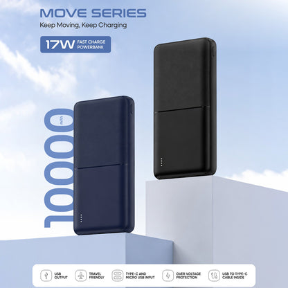 17W Fast Charge Power Bank – Compact, Quick Charging, powerbank 10000mAh