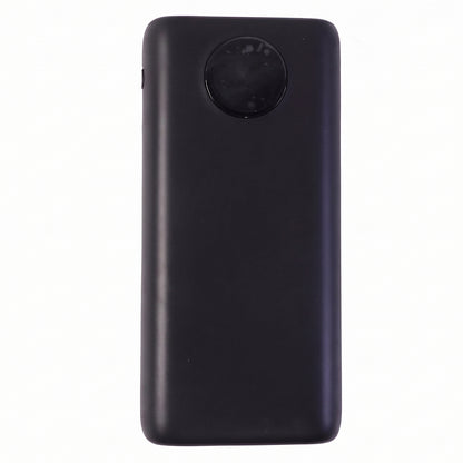LED battery indicator on matte black power bank