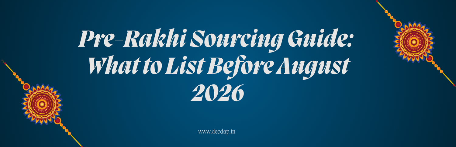 Pre-Rakhi Sourcing Guide: What to List Before August 2026