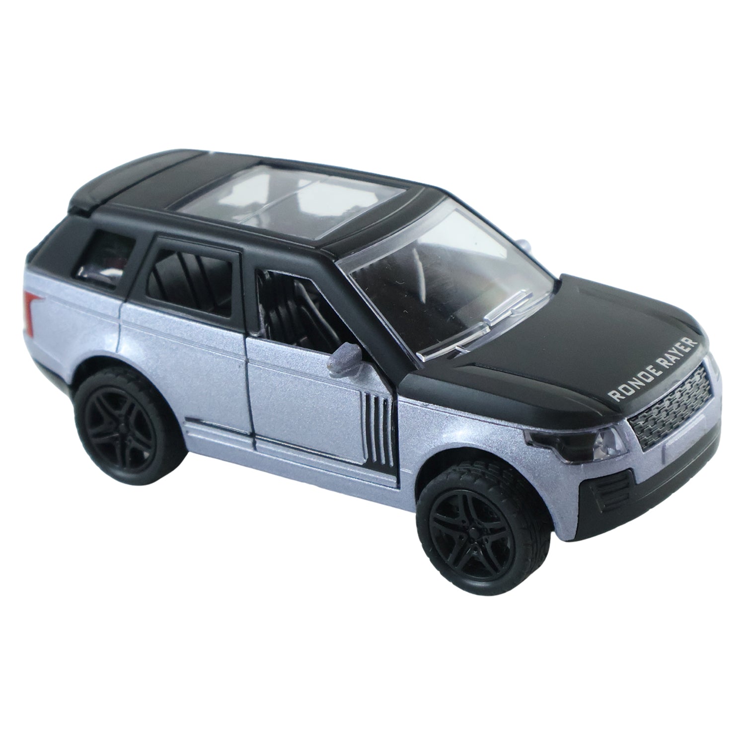Light and Sound Metal Pull Back Car Toy, Die Cast SUV Model for Kids (1 Pc)