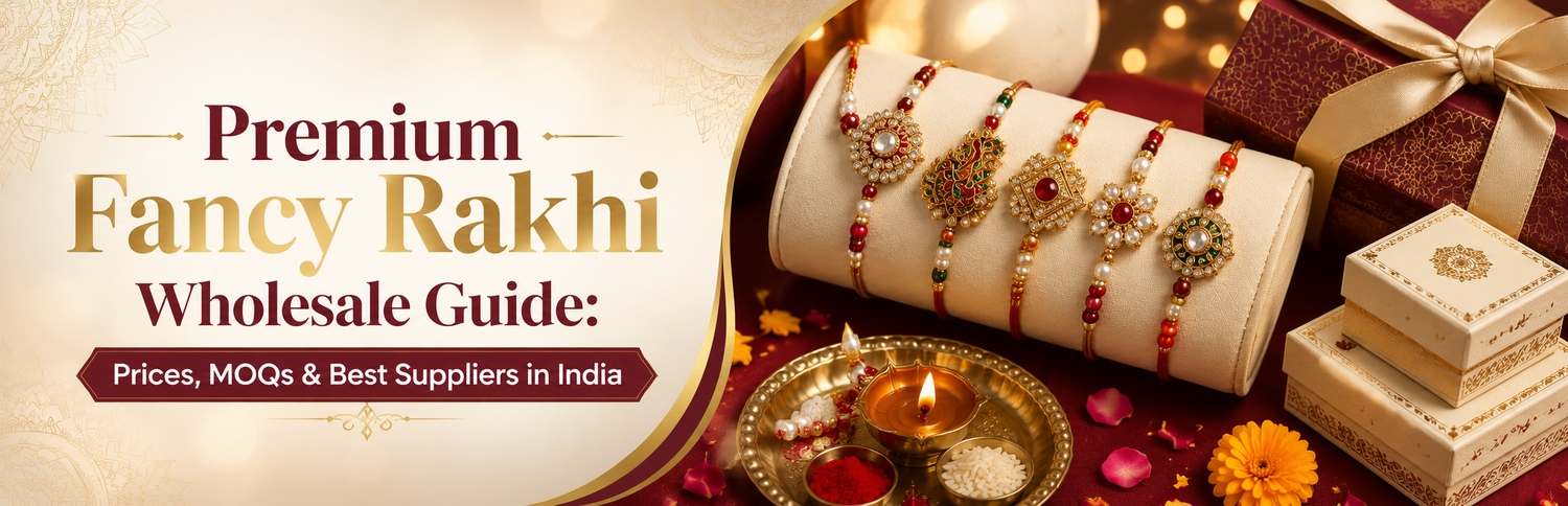 Premium Fancy Rakhi Wholesale Guide: Prices, MOQs & Best Suppliers in India
