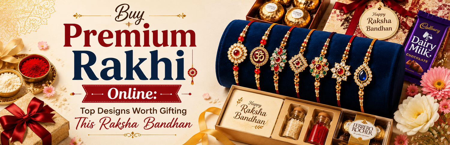Buy Premium Rakhi Online: Top Designs Worth Gifting This Raksha Bandhan