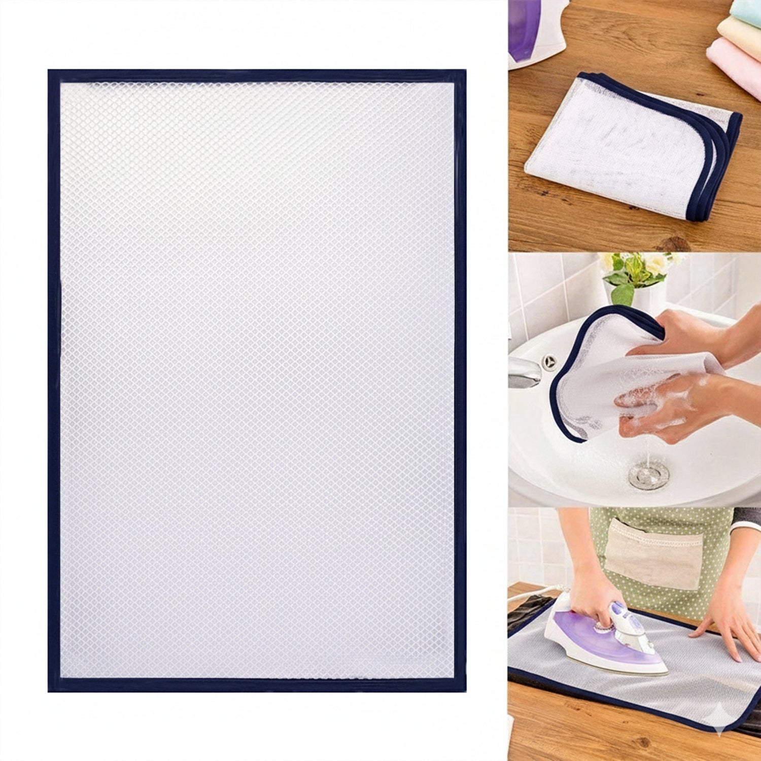 Heat-Resistant Ironing Mesh Press Cloth (65 × 40 cm / 1 Pc )