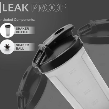 500 ML Plastic Prime Gym Shaker Bottle (1 Pc)