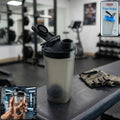 500 ml Plastic Gym Shaker Bottle – Leakproof with Mixing Ball