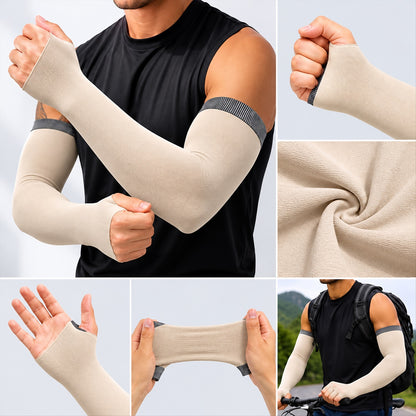 UV protection arm sleeves with thumb holes for cycling and driving Pro_Rider_Sleeves_07