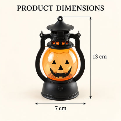 Mini Hanging Pumpkin LED Lantern Candles for Festive Home Decor (12 Pc Set)