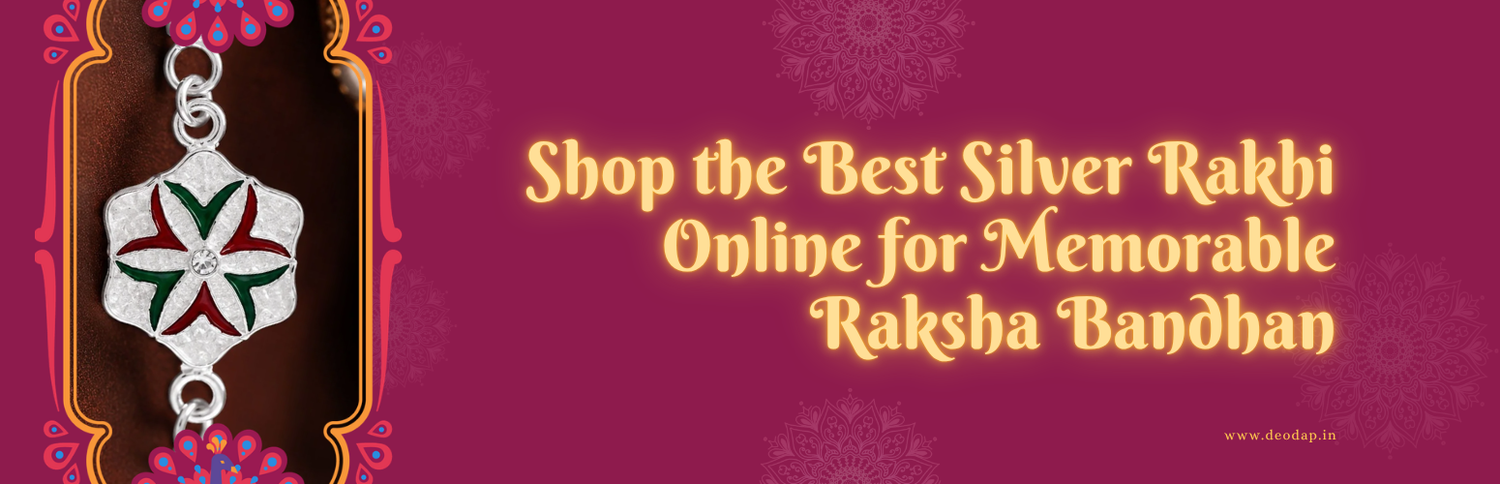 Shop the Best Silver Rakhi Online for Memorable Raksha Bandhan