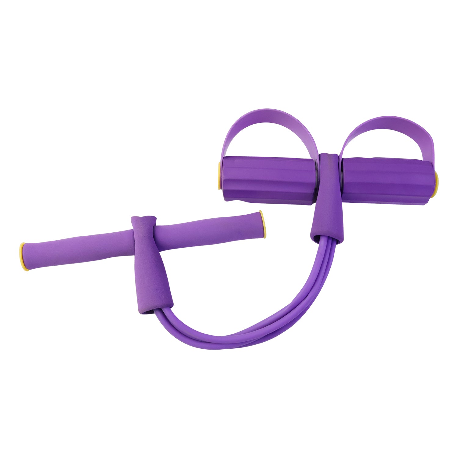 4-tube elastic fitness pull rope exerciser
