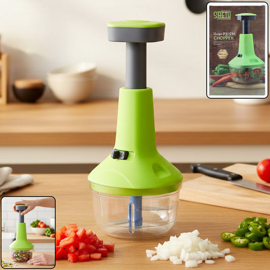 Push-Down Vegetable & Fruit Chopper (B-Grade / 750 ML)