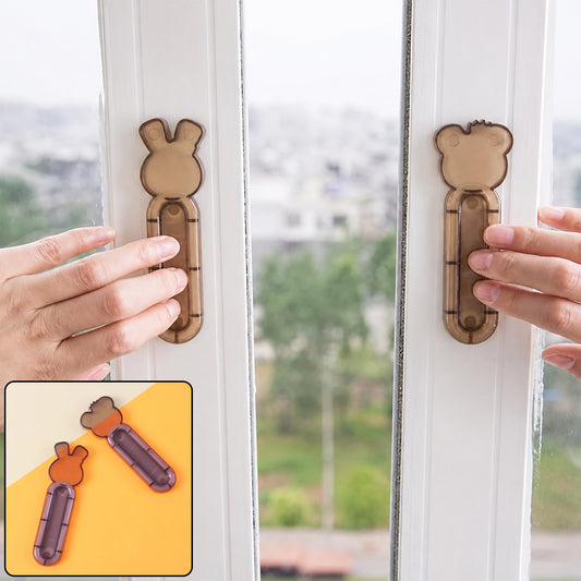 Push Pull Helper Door Handles – Easy Self-Stick Installation, 2 Pack
