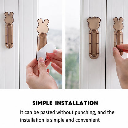 Push Pull Helper Door Handles – Easy Self-Stick Installation, 2 Pack