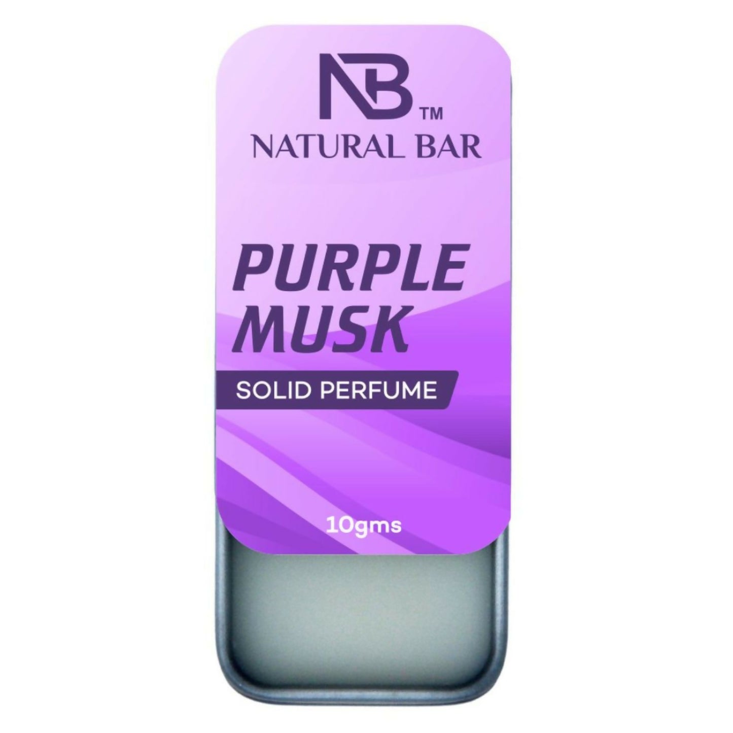 Purple Musk Solid Perfume, Alcohol Free Long Lasting Fragrance for Male and Female (10gms)