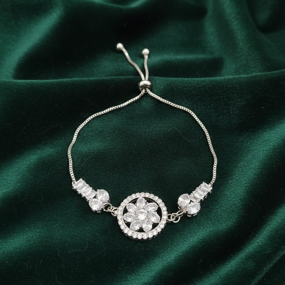 Luxury AD Floral Motif Bracelet perfect for all functions