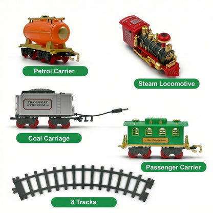 Smoke effect from electric musical choo choo train