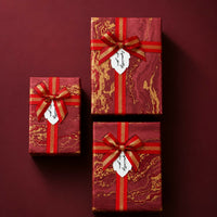 Premium Nested Gift Box Set of 3 with Ribbon Bow(Color May Vary)