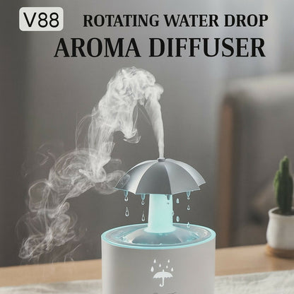 Umbrella Aromatherapy Diffuser with Colorful LED Lights & Cool Mist Spray
