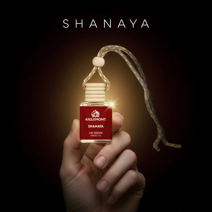 Aiglemont Shanaya Car Perfume Hanging Pod 10ml | Long-Lasting Car Air Freshener | Premium Car Interior Accessory