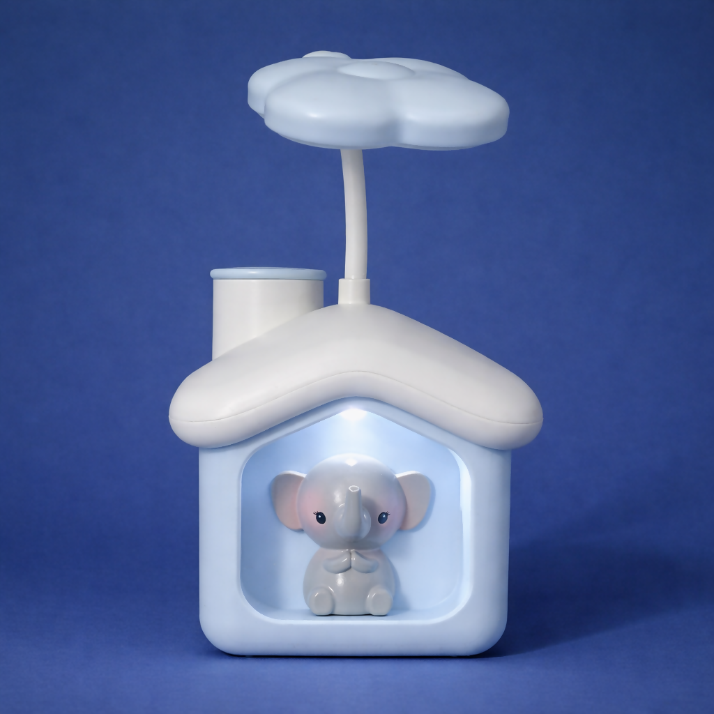 LED Desk Lamp with Piggy Bank, Study Night Light for Bedroom & Tabletop