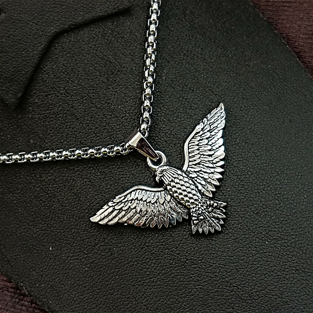 Winged Eagle Chain Pendant For Men and Women