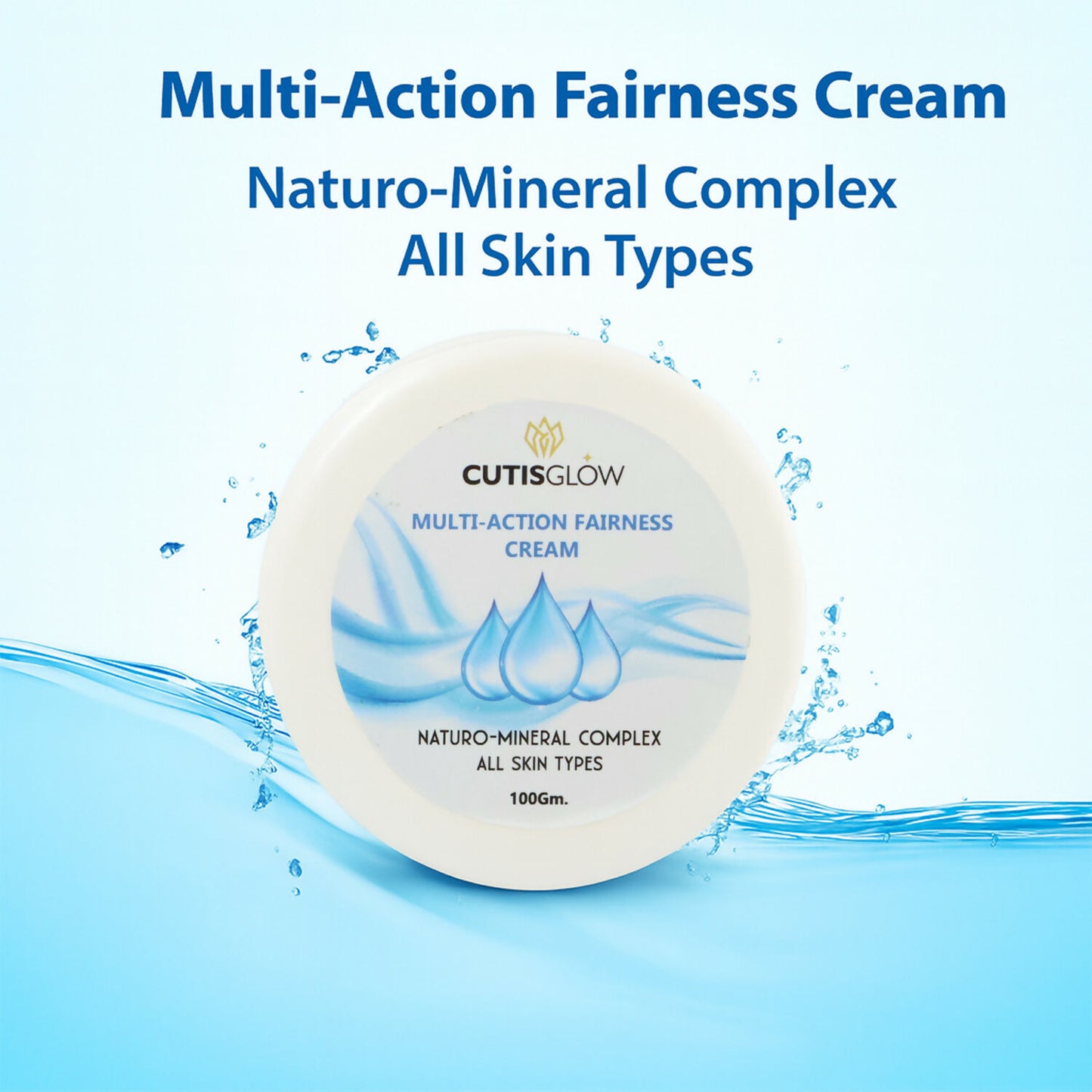 Eyelet Multi-Action Fairness Cream – Naturo-Mineral Complex for Brightening, Hydration & Even Skin Tone, Suitable for All Skin Types (100gm)