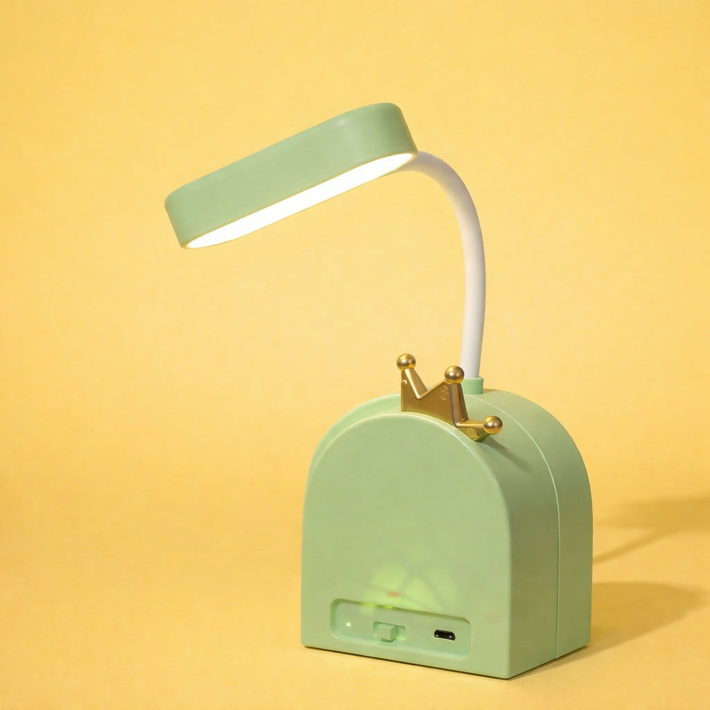 Cute Puppy LED Desk Lamp with Soft Light & Decorative Night Light