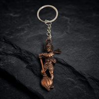 Stylish Hanuman Keychain for Bike Car Keys & Premium Spiritual Gifting