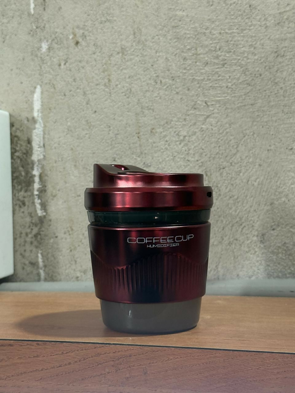 USB Coffee Cup Mini Humidifier 200ml Portable Cool Mist for Car & Office