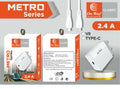 15W Micro USB Charger – Compact with Short Circuit Protection