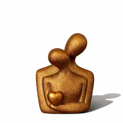 Abstract Couple Showpiece with Heart for Home, Table & Gift Decor