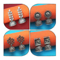 Oxidised Jhumki Earrings Combo – Traditional Indian Elegance