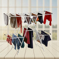 Stainless Steel Clothes Drying Rack – Double-Layer Foldable & Rust-Proof