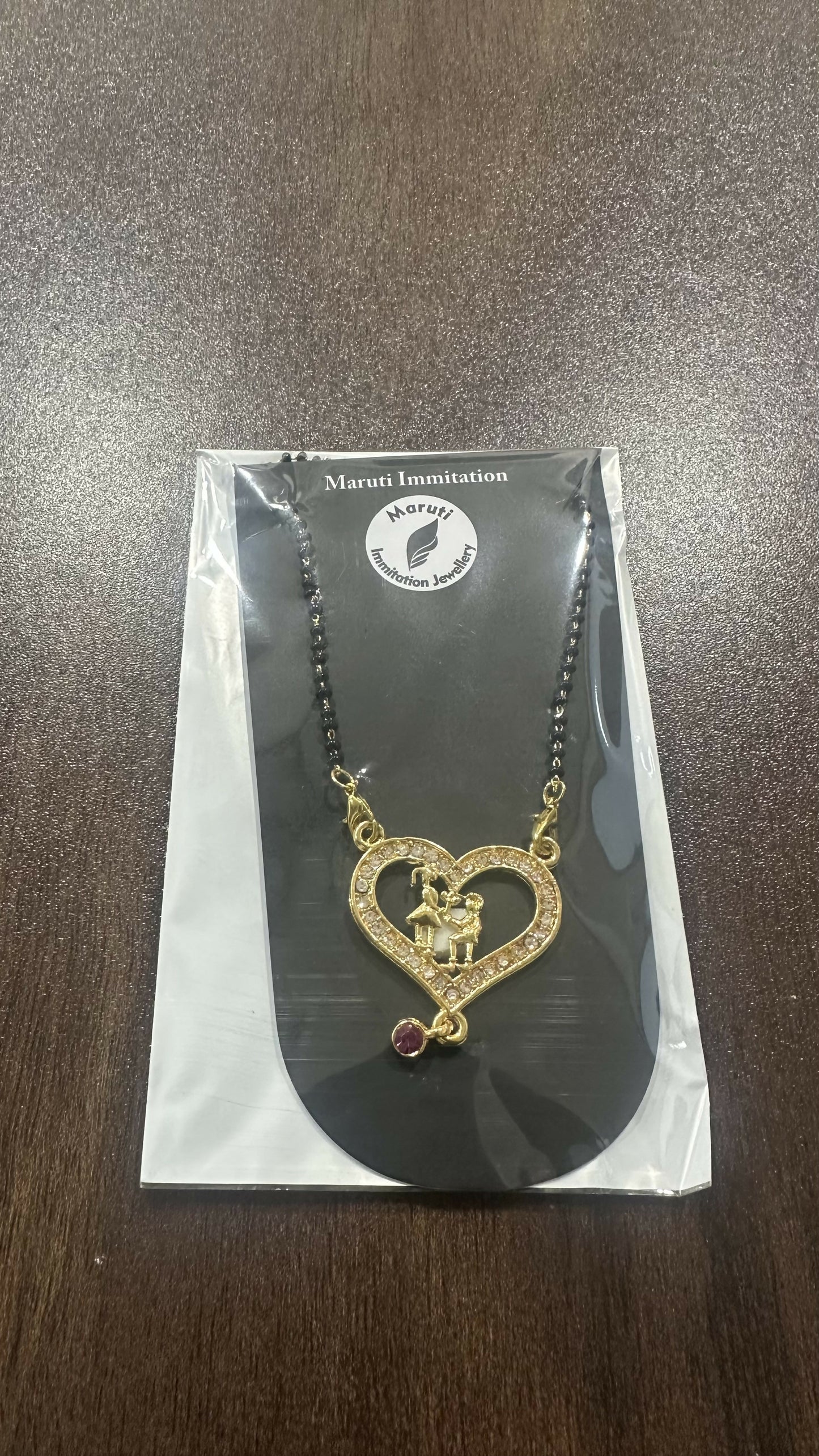 Heart-Shaped Couple Pendant Mangalsutra