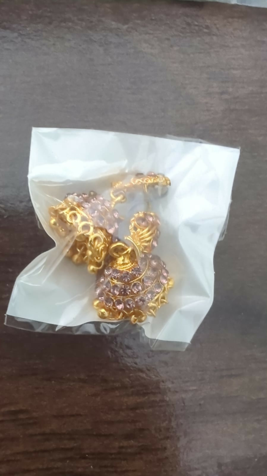 Premium Golden Traditional Jhumka | Stylish Ethnic Jewellery