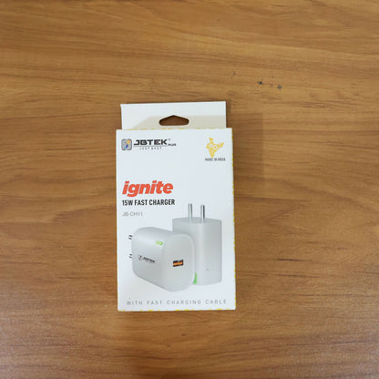 USB Fast 15W Charging Adapter with Micro USB Cable for Smartphones