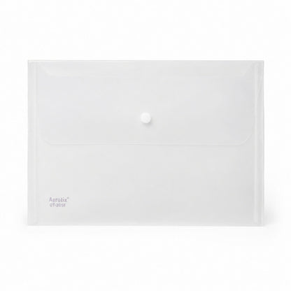 Slim profile of clear transparent document folder
