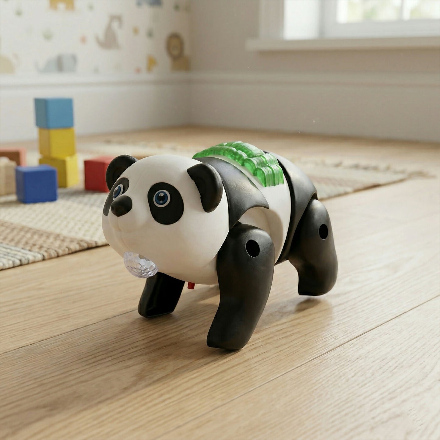 Crawling Panda battery operated pull along toy image