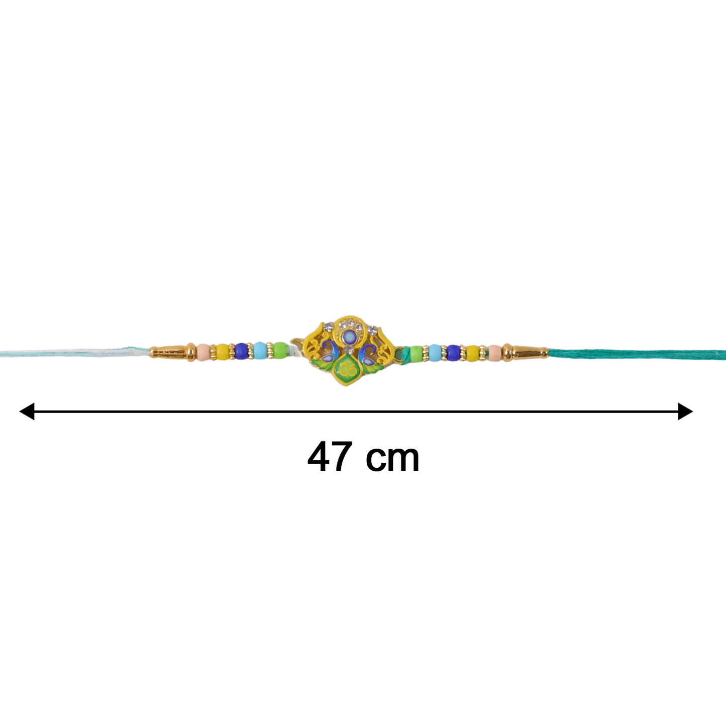 Standard Rakhi size measurement illustration