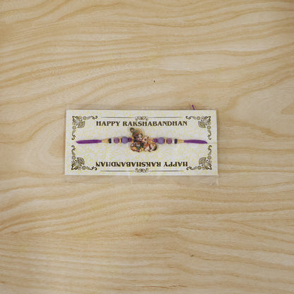 Bal Krishna rakhi tied on hand for raksha bandhan celebration
