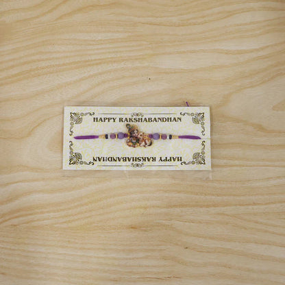 Bal Krishna Rakhi – Divine Cow & Beaded Tradition for Raksha Bandhan