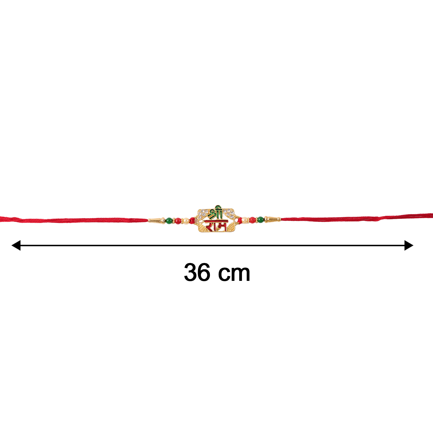Shree Ram Text Designer Rakhi (1 Pc)