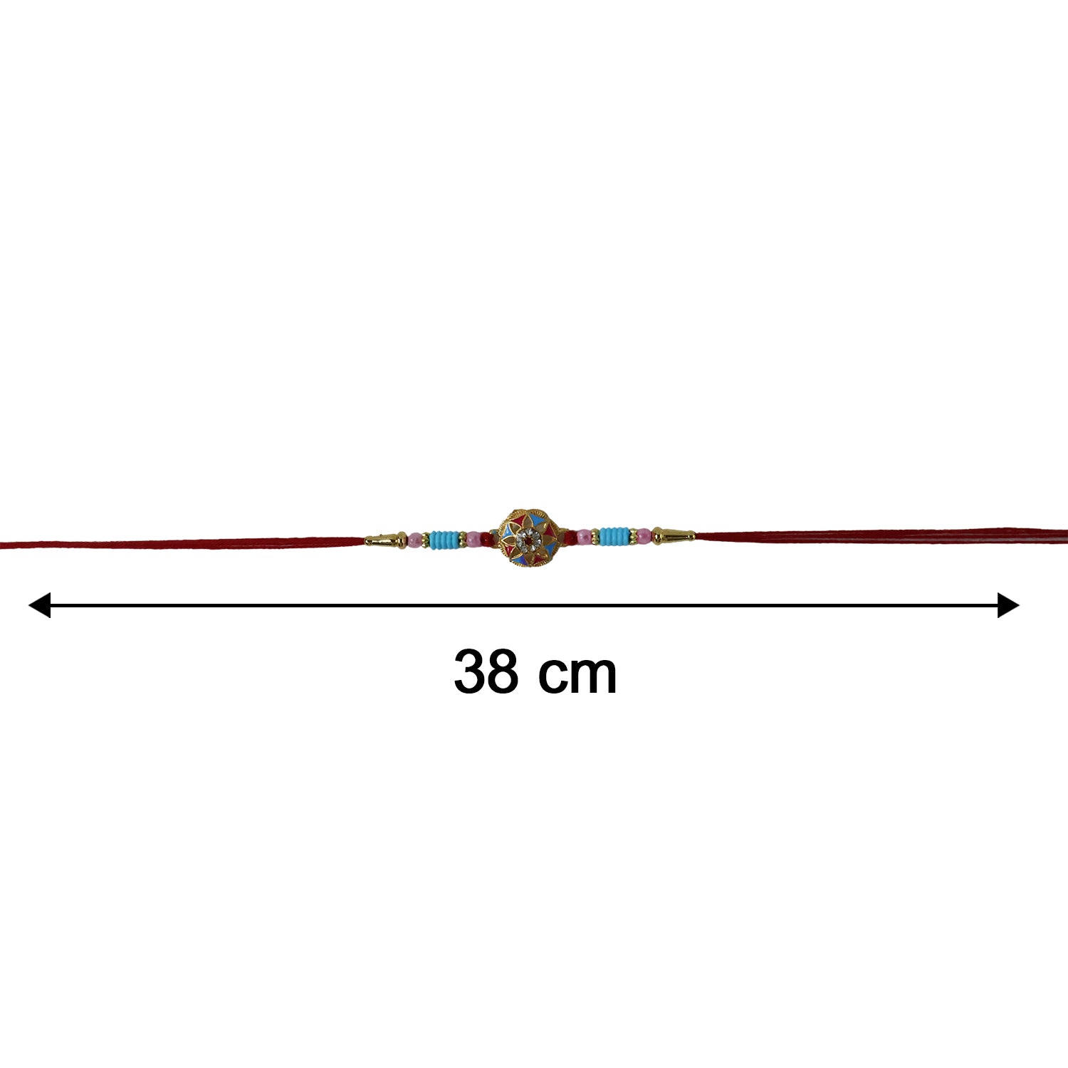 Rakhi size and thread detail display