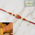 Traditional Rakhi – Elegant thread with decorative beads for Raksha Bandhan