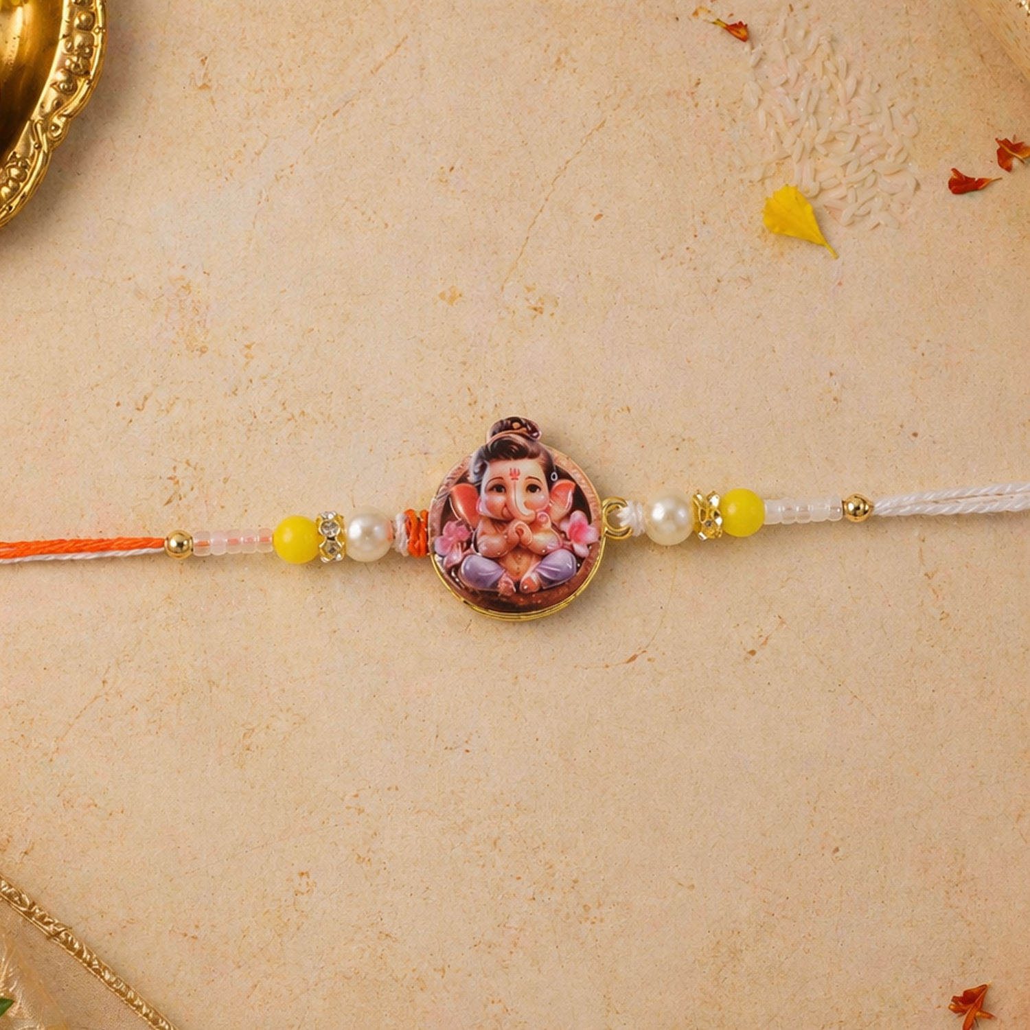 Ganesh Ji Rakhi packaged for gifting