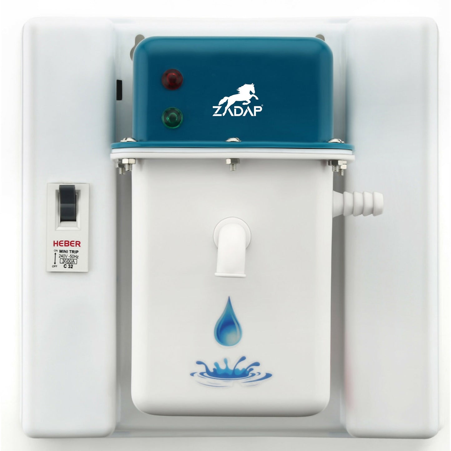 ZADAP Portable 3kW Instant Water Heater - Fast & Safe