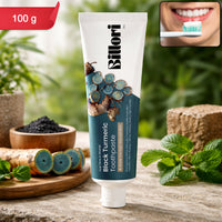 Black Turmeric Toothpaste with A Rare Herbal Innovation, First Time in Bharat (100 g)