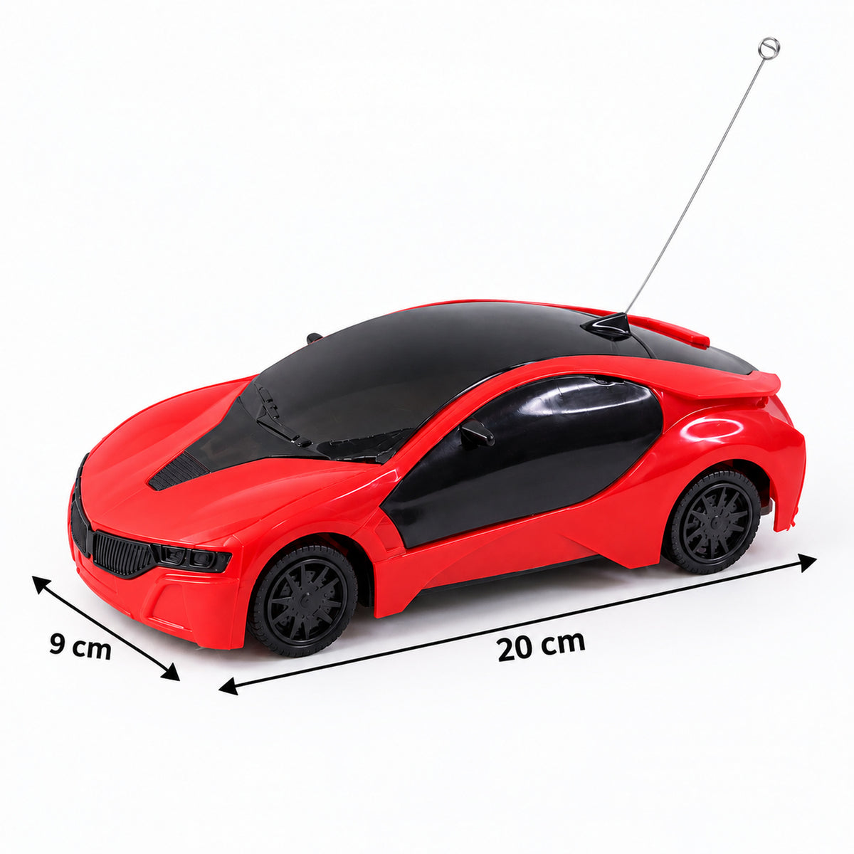 Close-up of remote Control Racing Car.