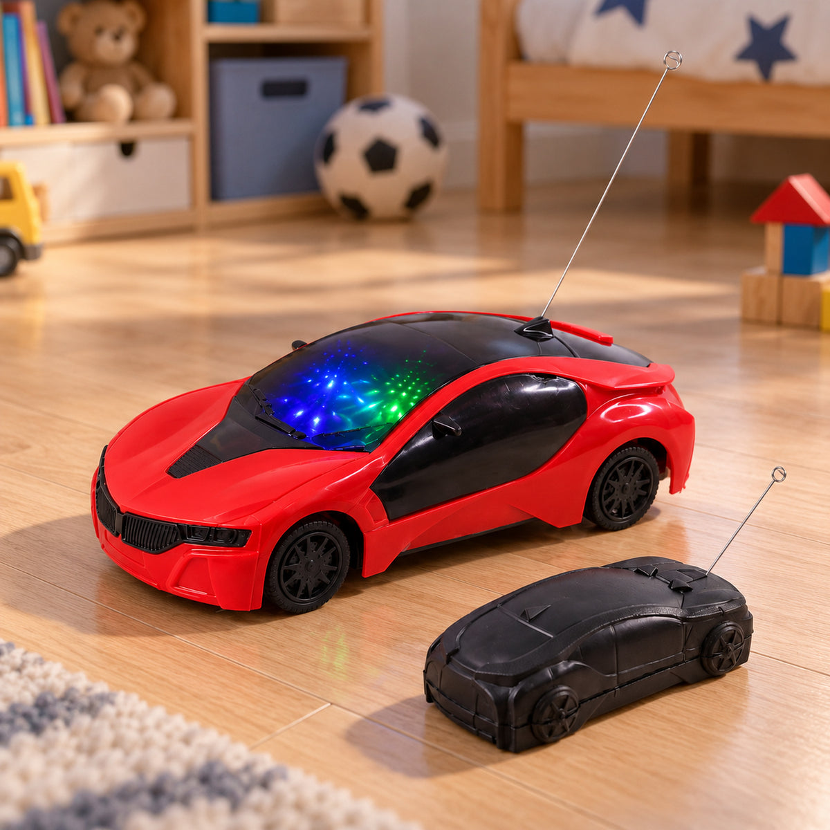 The Remote Control Racing Car.