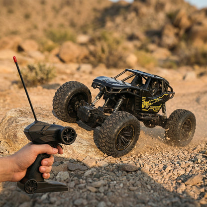 Rock Crawler Monster RC Truck – All-Terrain Rechargeable Stunt Racing Car